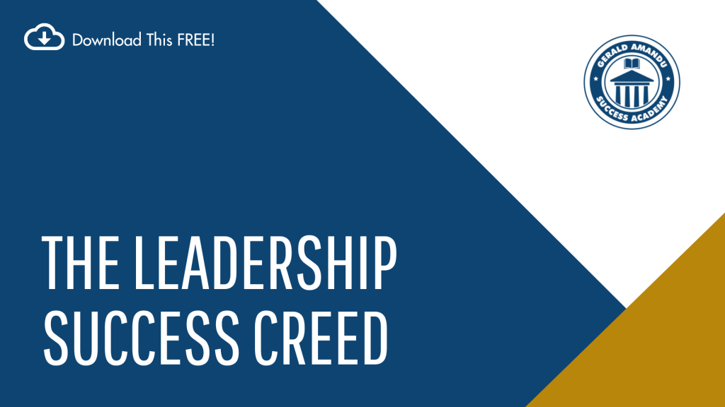 The Leadership Success Creed Thumbnail